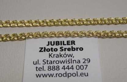 Złoty łańcuszek Garibaldi 50 cm. 2,5 mm.