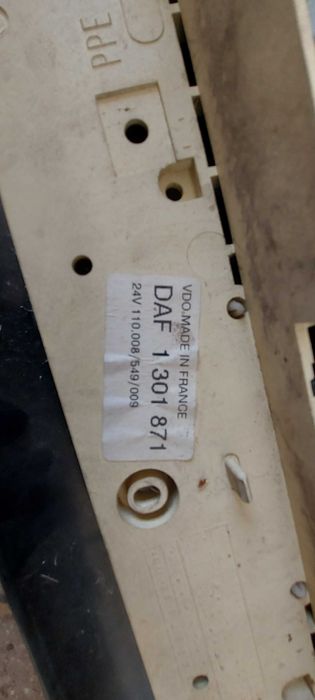 Daf 95 zestaw zegarów tachograf