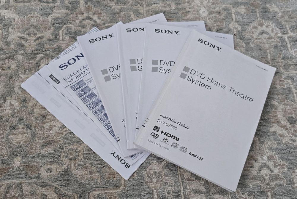 Kino domowe SONY DAV-DZ660