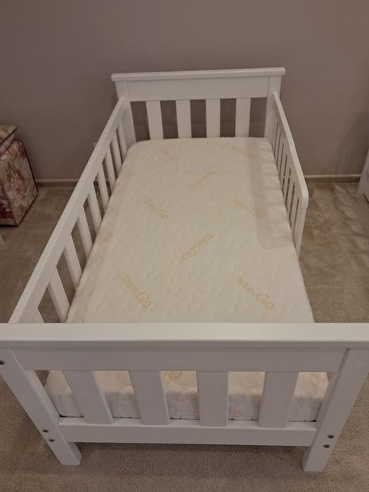 Пррдам Ліжечка дитячи з матрацом