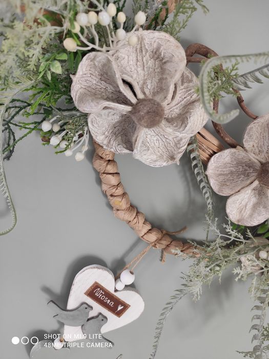 Obręcz wiosenna wianek