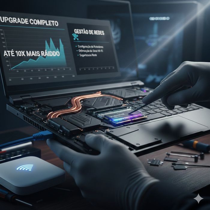 Serviços informáticos,  multimédia, redes