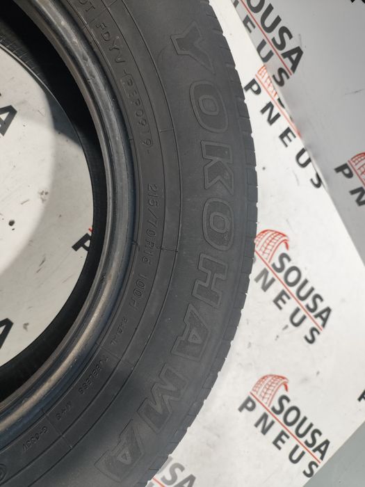 2 pneus semi novos Yokoama 215-70R16- Oferta dos Portes