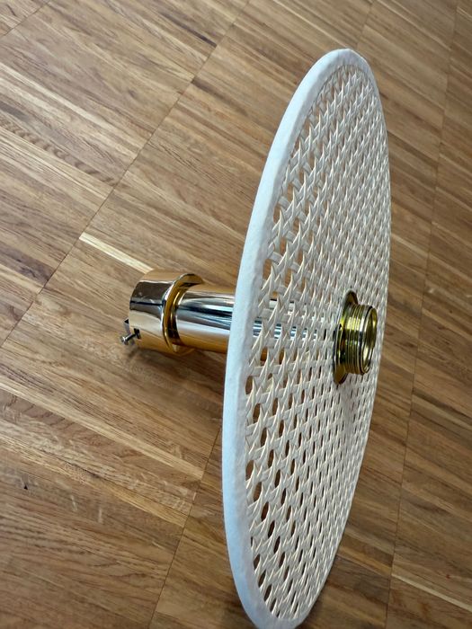 Lampa Aromas - okrągły kinkiet - rattan