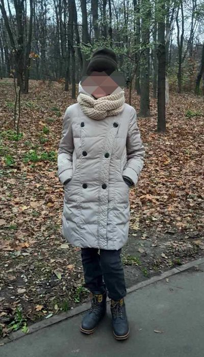 Пальто-пуховик размер S