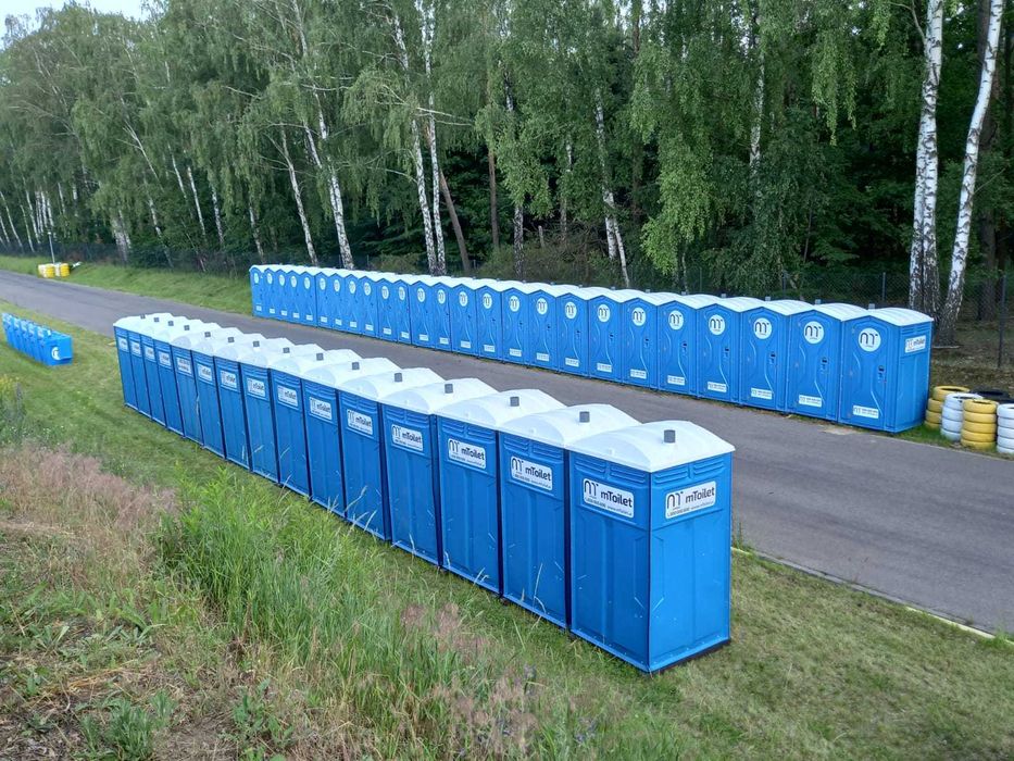 Toaleta przenośna wynajem toalety toalet kabina wc na budowę imprezę