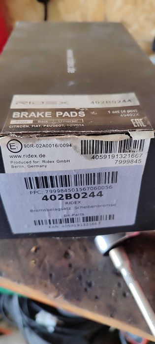 Disco travão e pastilhas