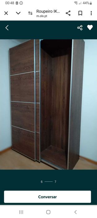 Roupeiro de portas deslizantes ikea pax
