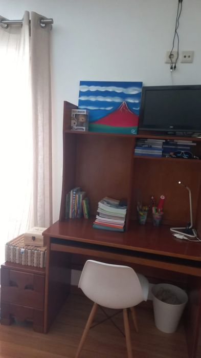 Mobília quarto em madeira de cerejeira