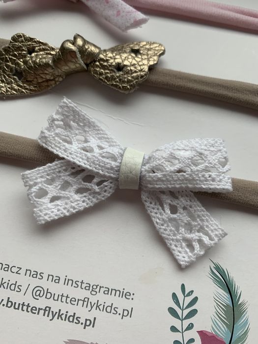 Opaska bezuciskowa Butterfly Kids zestaw 3 szt.