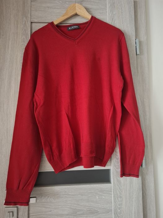 sweter męski w serek L