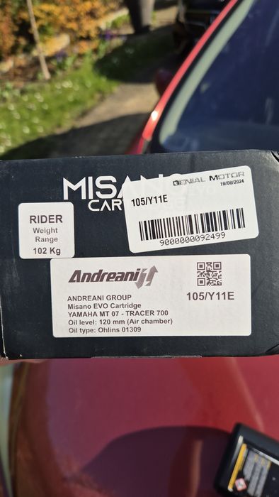 Zawieszenie Andreani Misano Evo MT-07 Tracer 700