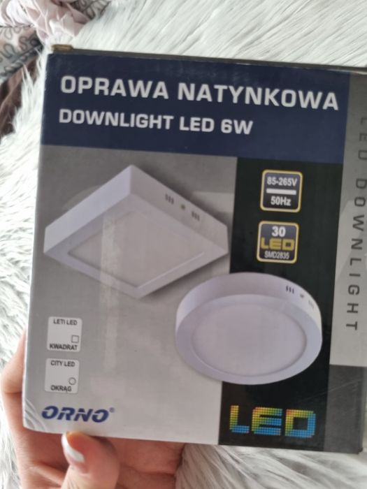 lampka Led, oprawa natynkowa