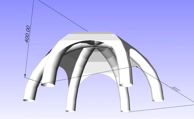 Spider tent para eventos pub
