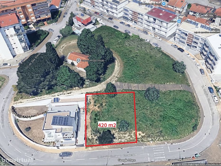 Terreno urbano de 420m² em Coimbra