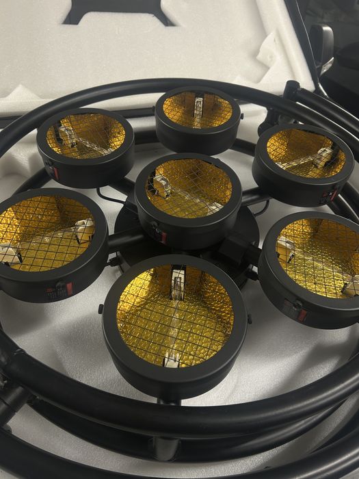 FOS VINTAGE 7 LAMPA RETRO halogen światła dj ciepłe swiatło zespół