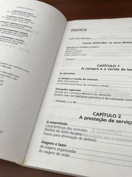 Livro/Guia "180 Modelos de Cartas" - Edições DECO Proteste
