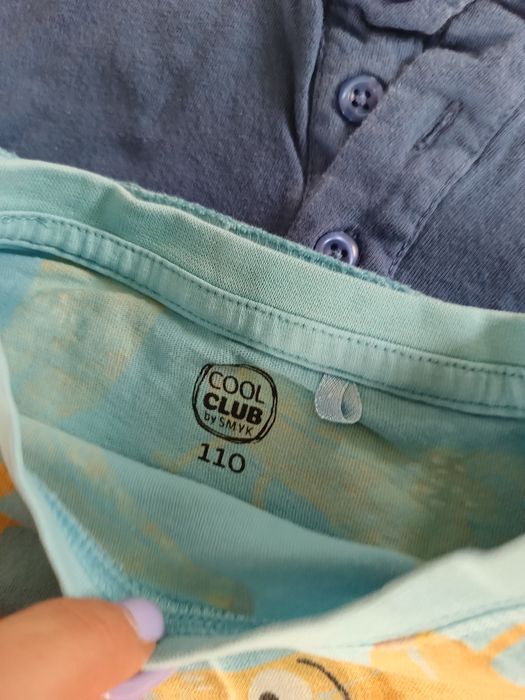 Paka koszulek t-shirty chłopięce 110