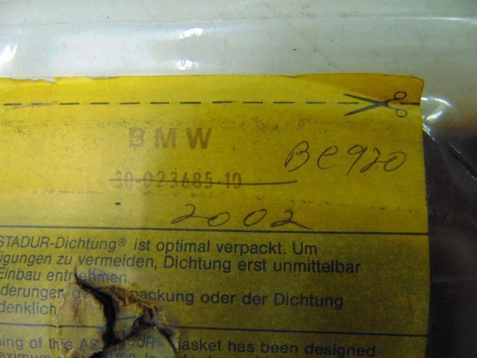 Bmw 2002 junta da colaça/motor " usado em bom estado