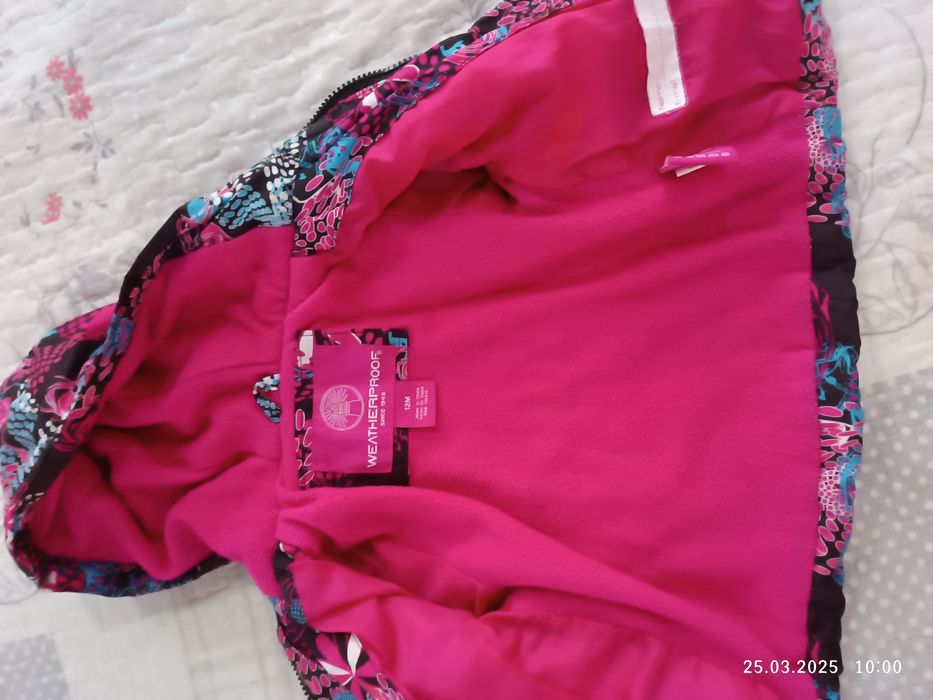 Куртка для дівчинки весна-осінь 12 місяців