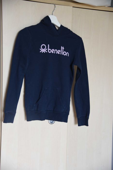Granatowa bluza Benetton 160cm