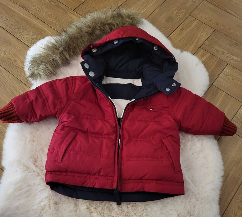 Kurtka chlopięca tommy hilfiger 6-9 miesiecy
