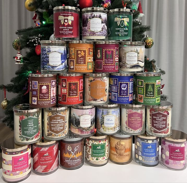 Свічки Bath and Body Works на 1 гніт