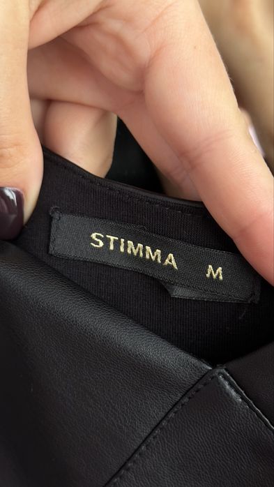 Плаття з еко шкіри stimma (m)