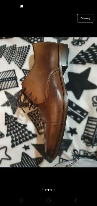 Buty do garnituru z naturalnej skóry