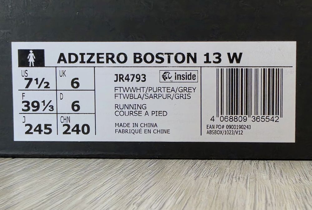 Nowe buty Adidas Adizero Boston 13 - rozmiar 39 1/3