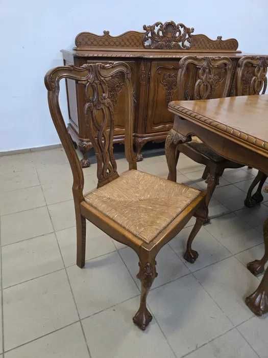 Elegancki komplet chippendale. Transport cały kraj