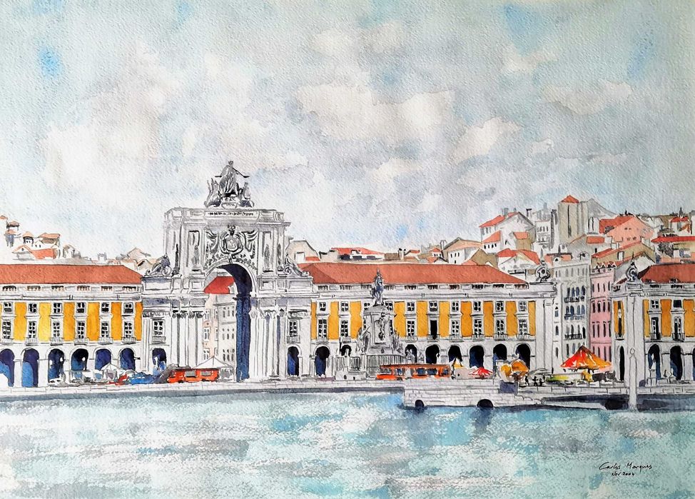 Várias pinturas com diferentes tamanhos, para venda.