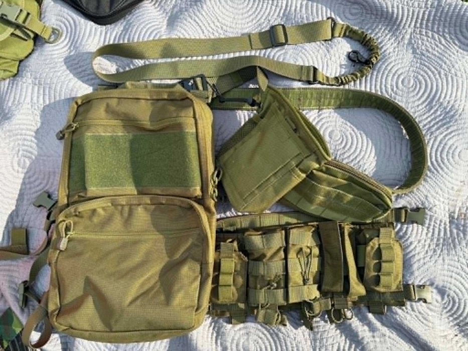 Kamizelka taktyczna (chestrig) + pas rozmiar XXL