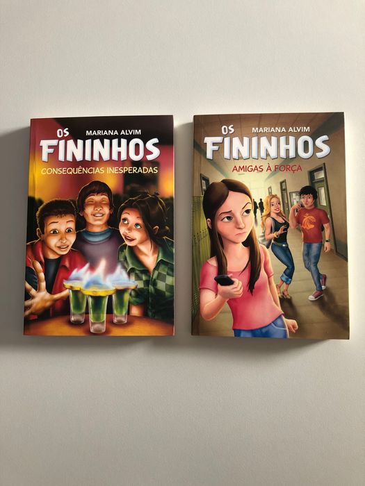 Conjunto 2 Livros Colecção Os Fininhos, Mariana Alvim