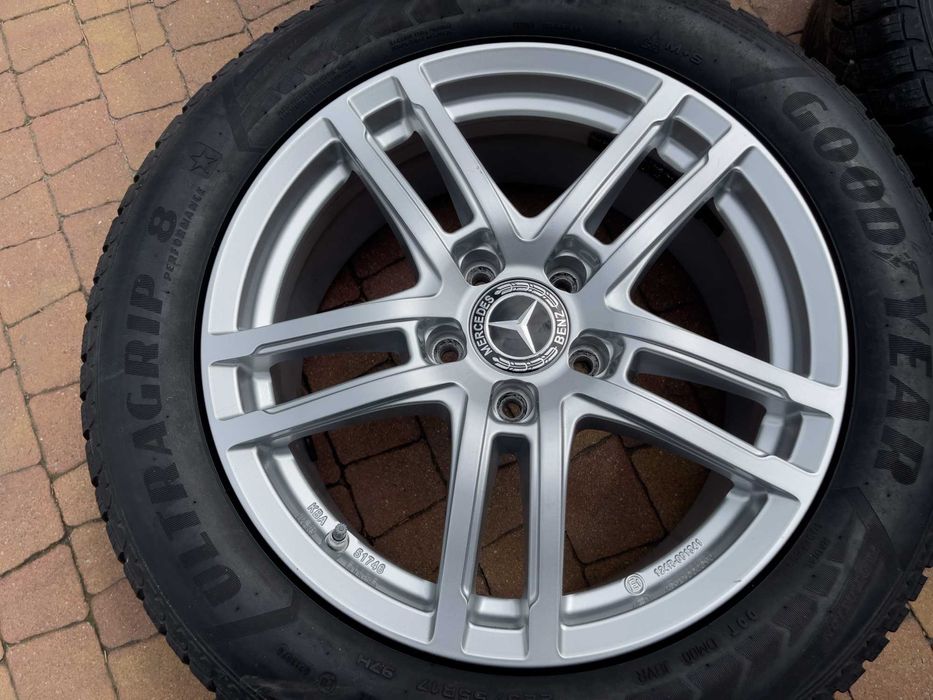 3870. Koła zimowe Mercedes E klasa W213 5x112 225/55/17 2023/24r 8mm