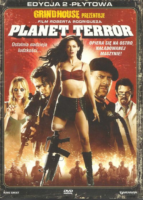 PLANET TERROR (2007) Robert Rodriguez Bruce Willis  2 DVD Lektor PL