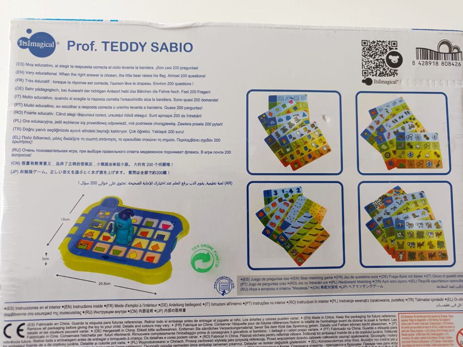 Jogo Prof Teddy Sábio - Novo