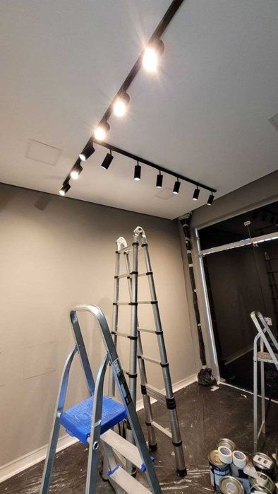 Монтаж електрики з матеріалами.Подключение техники,освещение,электрика