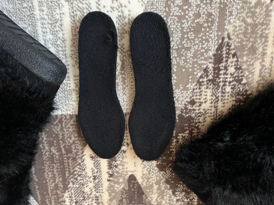 HÖGL damskie buty kozaki futrzane włochate