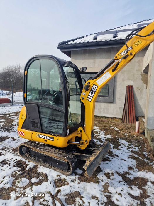 Sprzedam  minkoparka jcb 8018 suoer stan