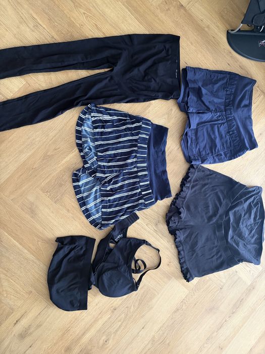 Spodenki ciążowe h&m mama, zestaw, getry, gratis