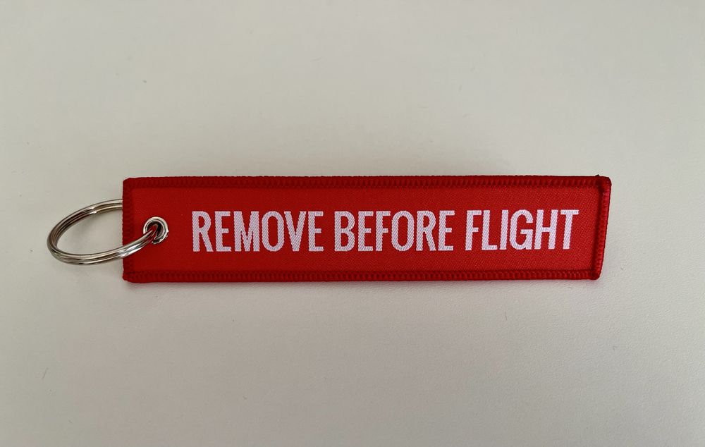 20 шт Брелок бірка Remove before flight