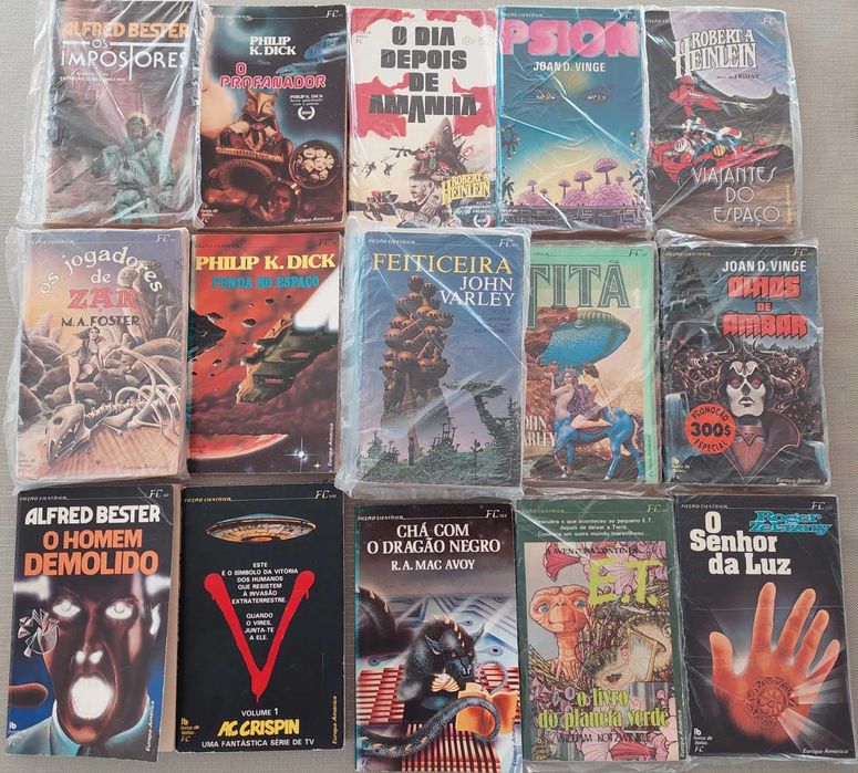 Livros ficção cientifica - Europa América