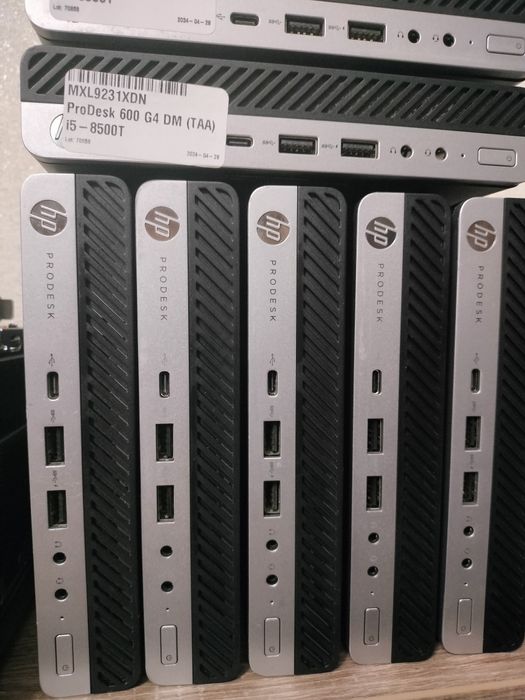 HP ProDesk 600 G3 Mini, i5-6500t, 8Gb DDR4, 128gb NVMe