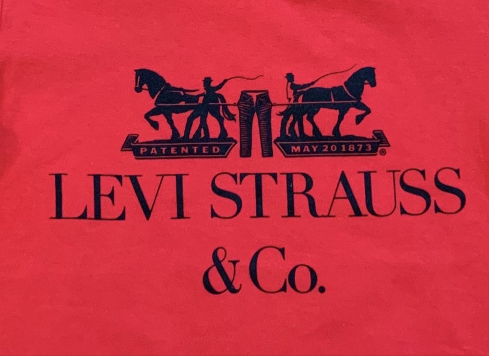 Червона хлопчача футболка Levis 98-104 см 3-4