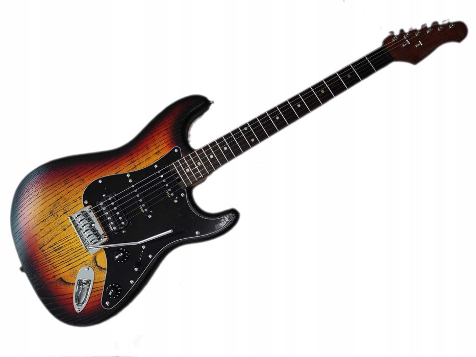 HARLEY BENTON ST-MODERN PLUS HSS SBBL gitara stratocaster - ustawiona