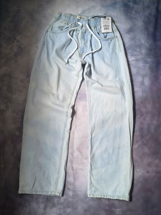 Pull&Bear spodnie damskie jeansowe joggery denim