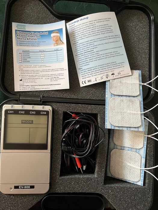 Czterokanałowy Elektrostymulator TENS/EMS