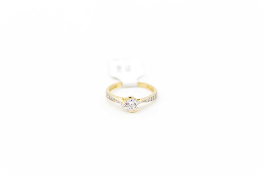 Piękny Nowy Złoty Pierścionek P.585 W. 1,85G Nr.372 Kołłątaja