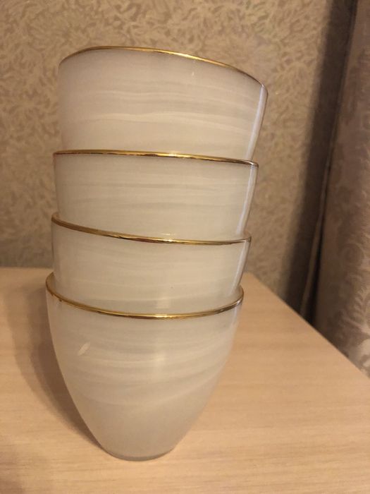 Декор для дому: Підсвічники Zara Home скляні 4 штуки